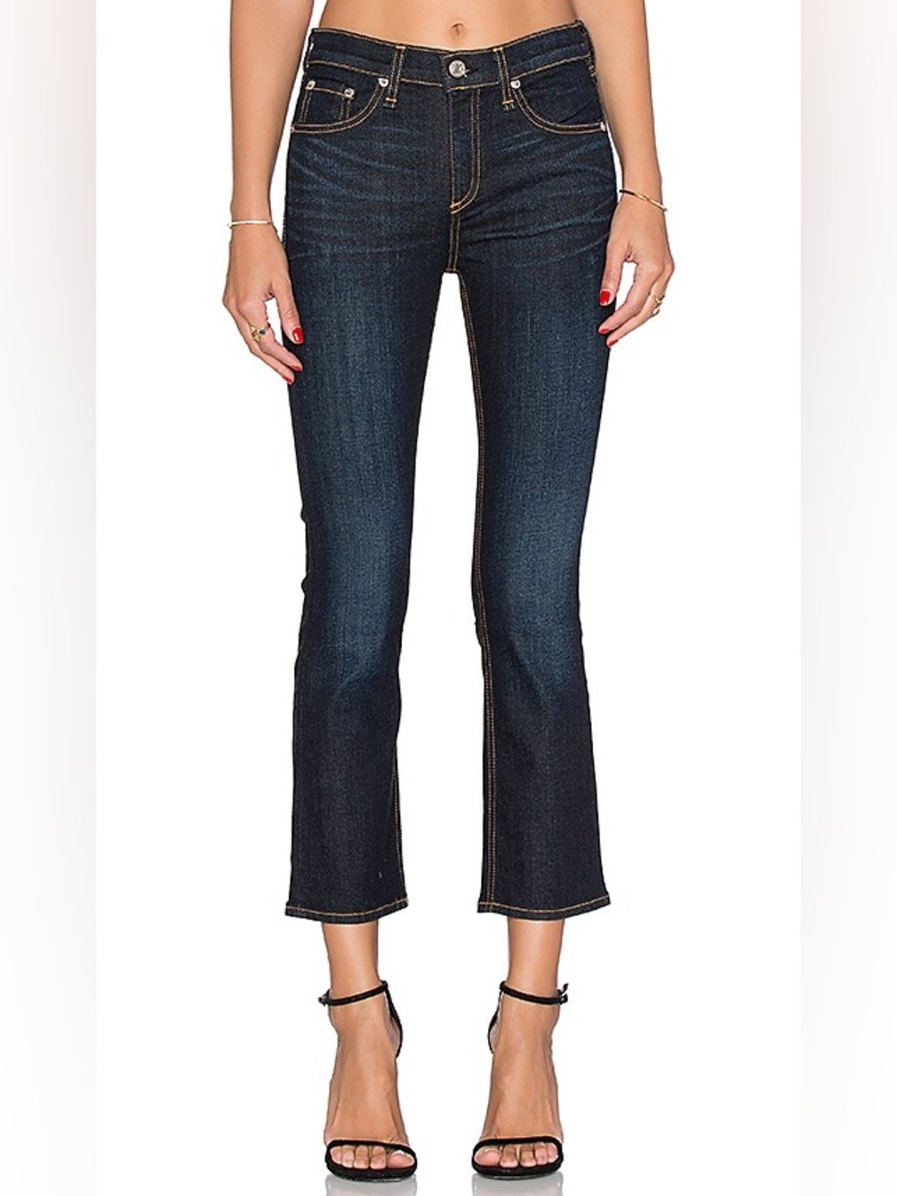 Rag & Bone - 10” crop jeans in Kensington / Sz 27
